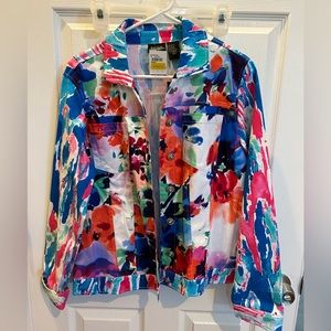 Sarah Studio Floral Patterned Jacket